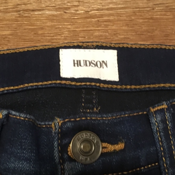 Hudson, Nico Mid-Rise Super Skinny, ankle Jean, raw hem, size 26, NWOT - Picture 4 of 6